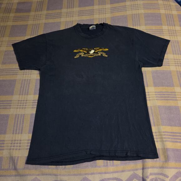 Vintage 90s Anti Hero Skateboards Eagle T Shirt L OG Supreme Skate John Cardiel - Picture 3 of 14